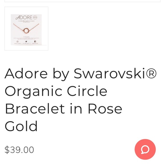 Swarovski crystal ✨ rose gold bracelet SOLD - Picture 3 of 3